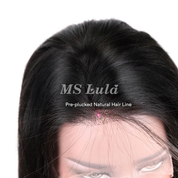 Virgin Human Hair Straight Transparent Full Lace Wigs - Image 7